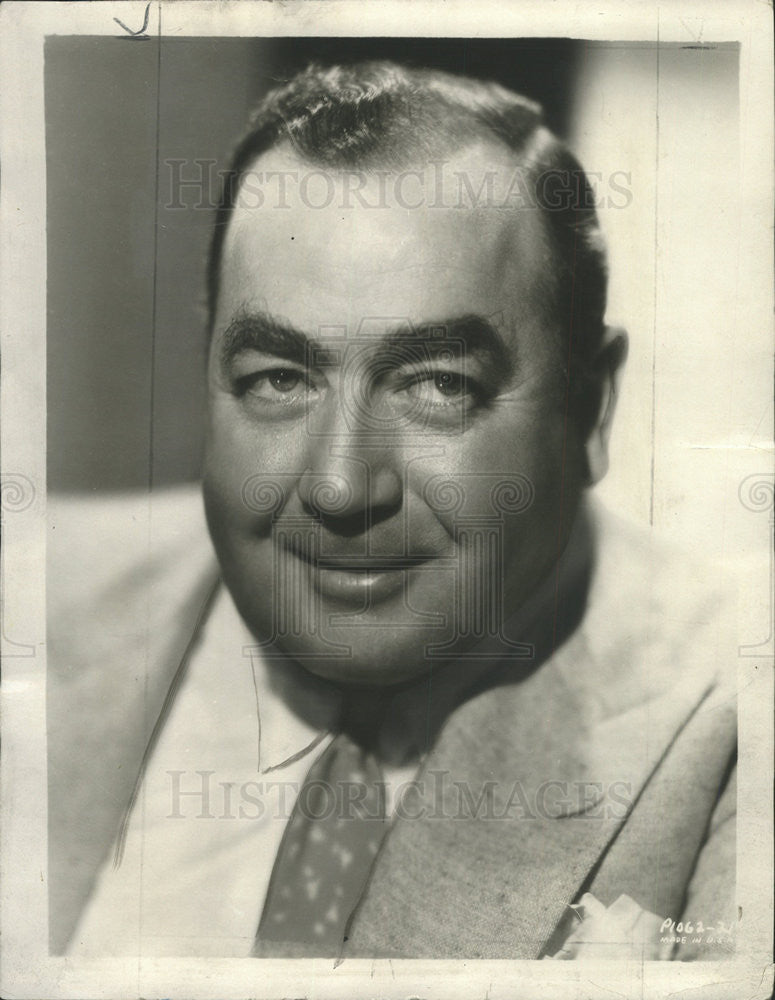 1932 Press Photo Eugene William Pallette American Actor - Historic Images