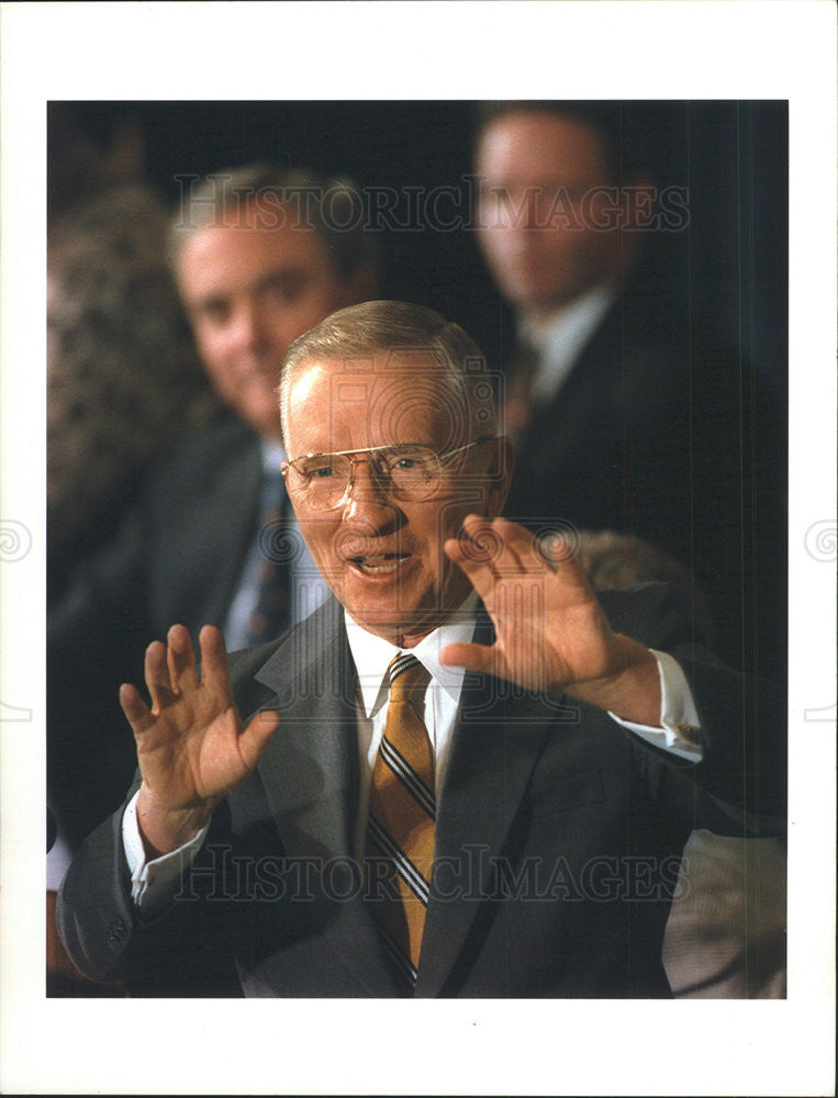 1996 Press Photo Rose Perot US businessman Texas Billionaire Presidential Race - Historic Images