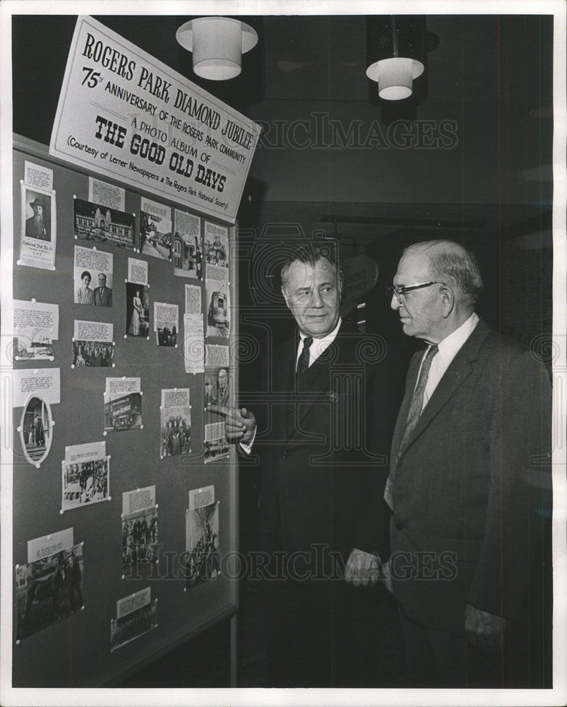 1969 Press Photo JACK N, LANGWORTHY ASSOCIATION PRESIDENT OSEPH A, SCHREIBER - Historic Images