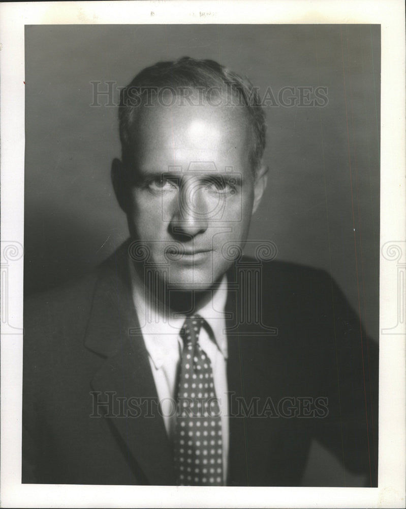 1955 Press Photo Lewis Lapham President of Grace Line Inc. - Historic Images