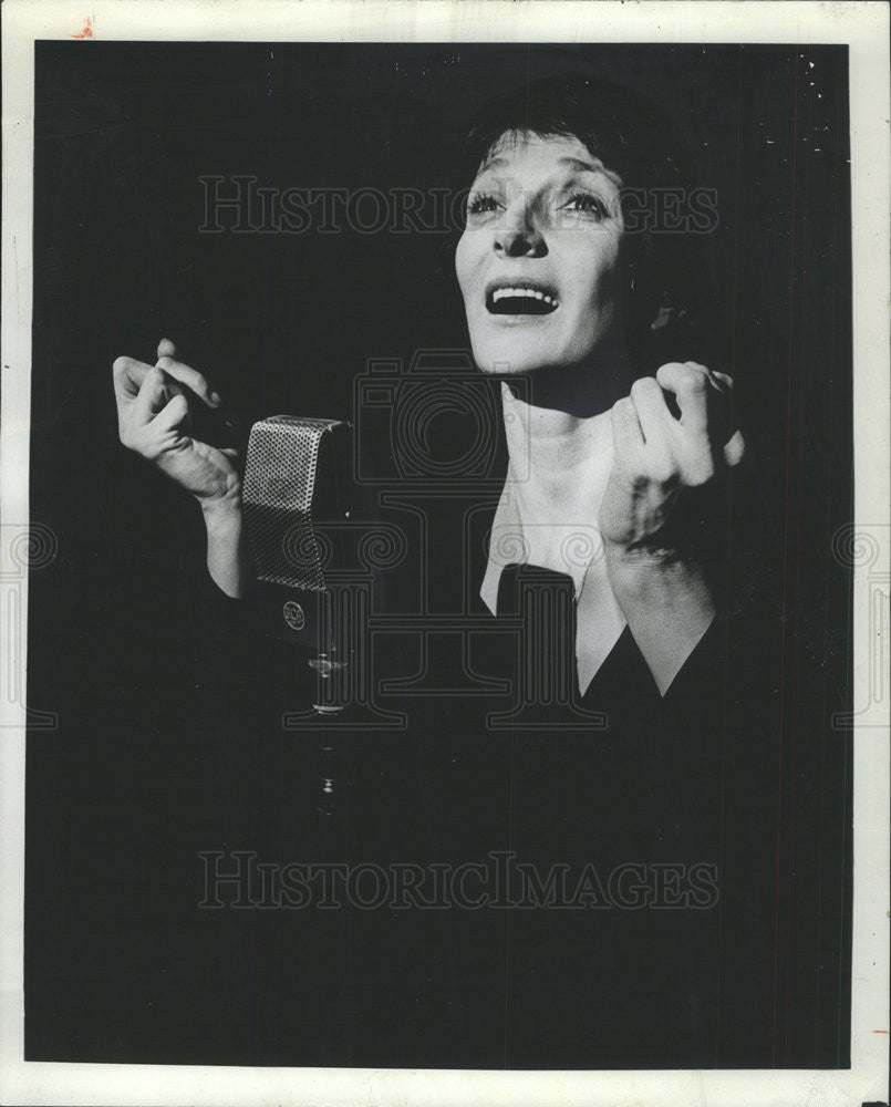 1981 Press Photo Jane Lapotaire British Actress as Edith Piaf - Historic Images