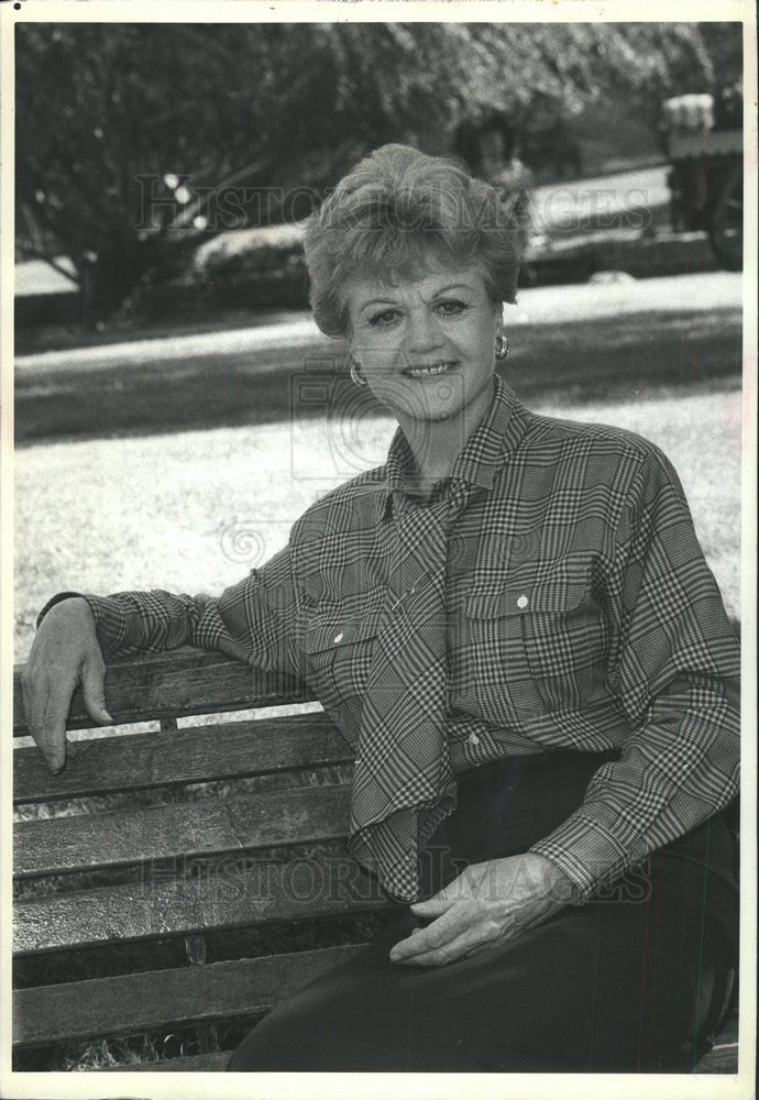 1988 Press Photo Angela Brigid Lansbury English Actress Singer In Theatre - Historic Images