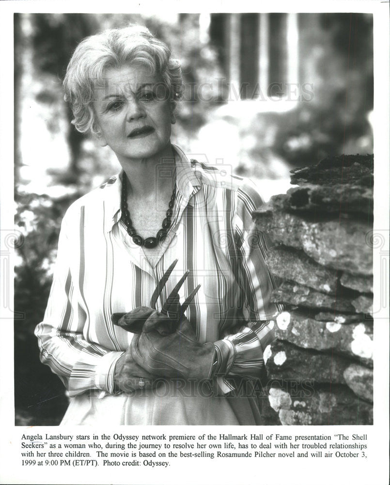 1999 Press Photo Lansbury Stars In Hallmark Of Fame The Shell Seekers As Woman - Historic Images