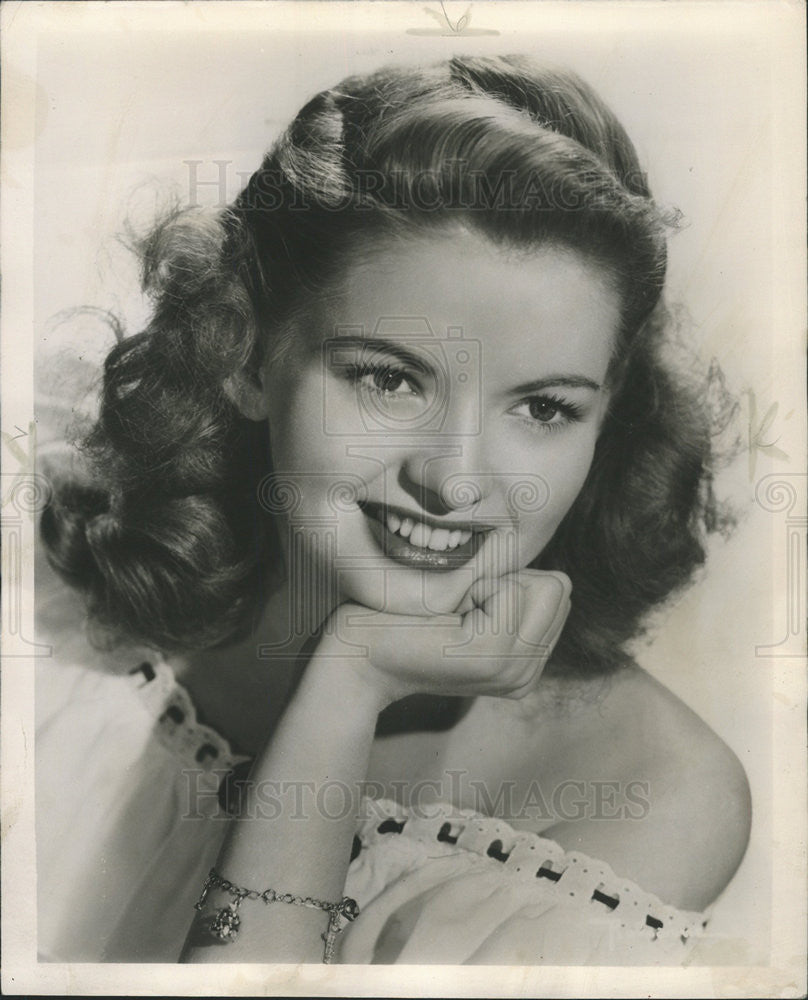 1954 Press Photo Actress Margot Moser in &quot;Oklahoma!&quot; - Historic Images