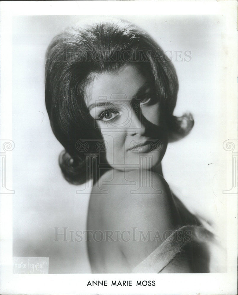 1965 Press Photo Anne Marie Moss Singer Actress - Historic Images