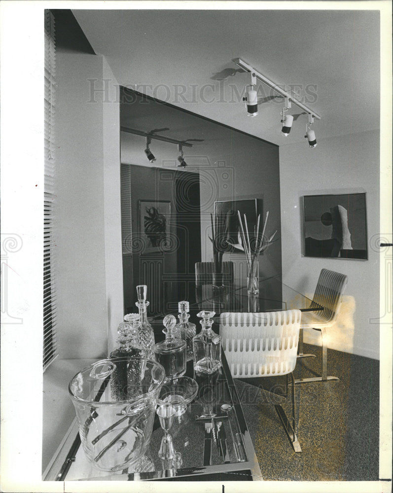 1984 Press Photo David Pense Condominium Interiors - Historic Images