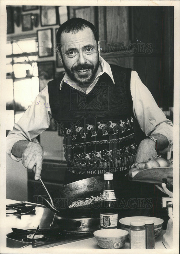 1984 Press Photo Stanley Paul American Orchestra Bandleader Chicago - Historic Images