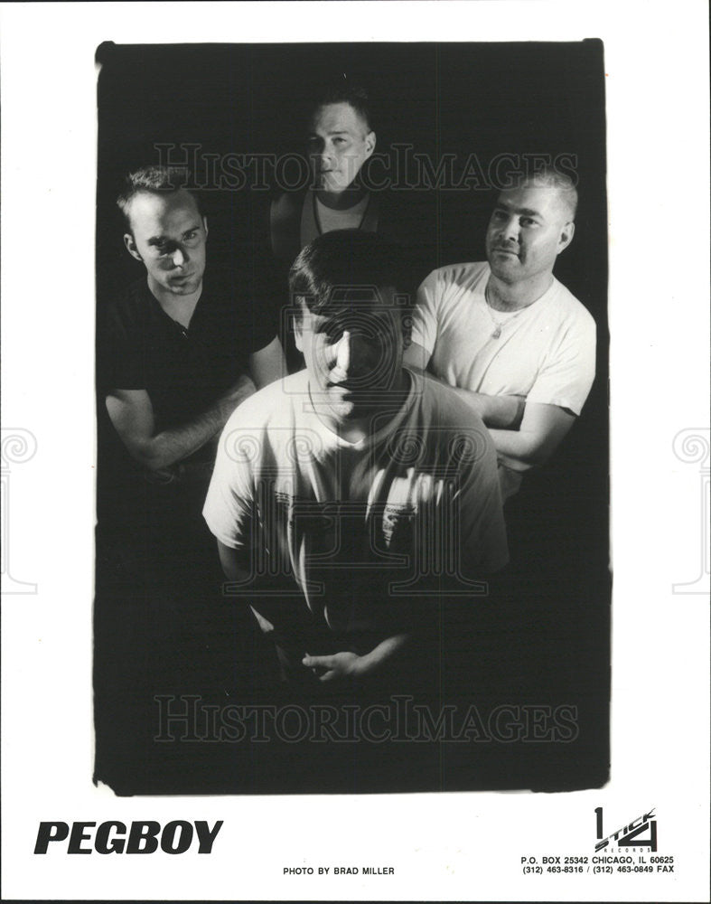 1993 Press Photo Pegboy: Joe Haggerty,John Haggerty,Pierre Kezdy &amp; Larry Damore - Historic Images