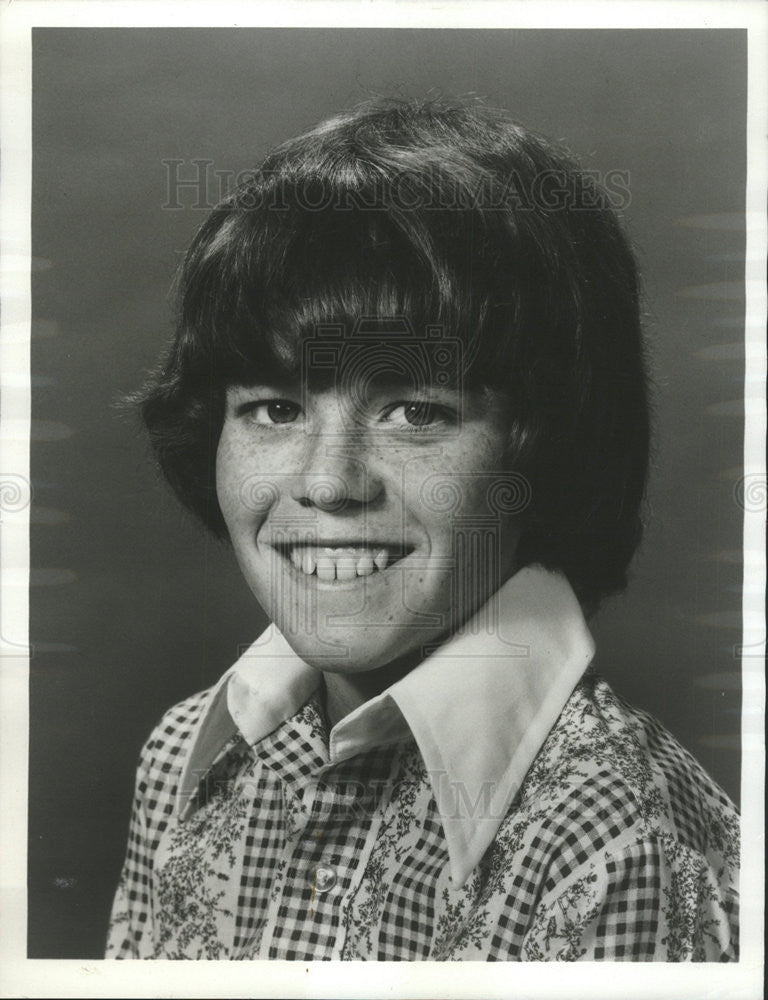 1973 Press Photo Mike Lookinland stars in &quot;The Brady Brunch.&quot; - Historic Images