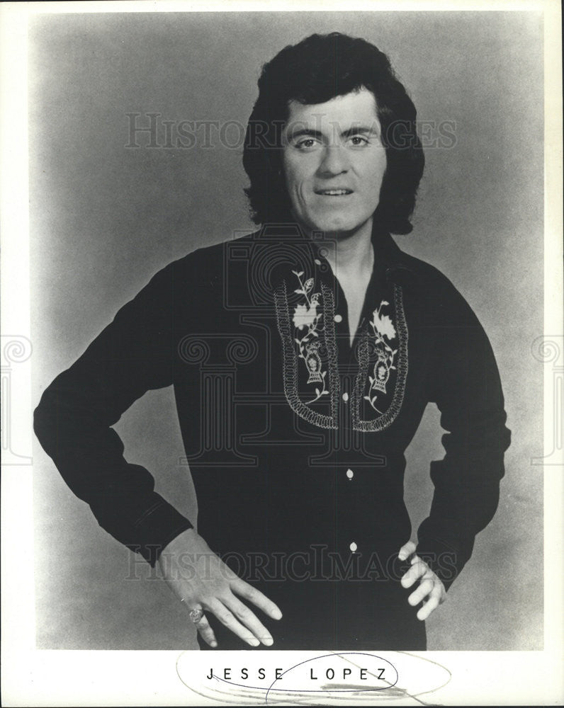 1973 Press Photo Jesse Lopez musician - Historic Images