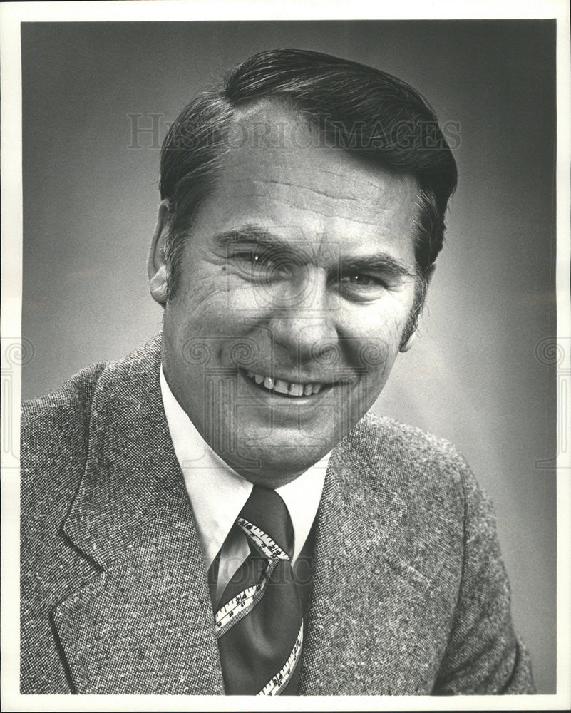 1977 Press Photo William H.Peltier, Chairman, Illinois Lottery Control Board. - Historic Images