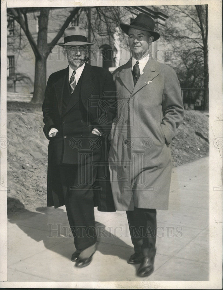 1940 Press Photo William Dudley Pelley Silver Shirt Leader Extradited - Historic Images