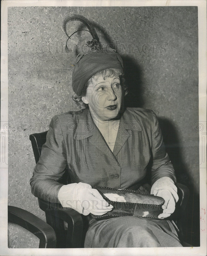 1949 Press Photo Mrs Pauline Langton - Historic Images
