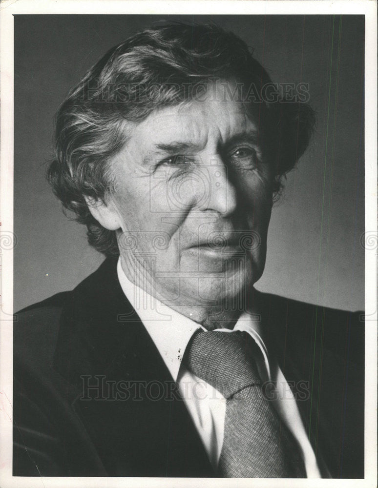 1977 Press Photo Sir Michael Tippett Musician - Historic Images