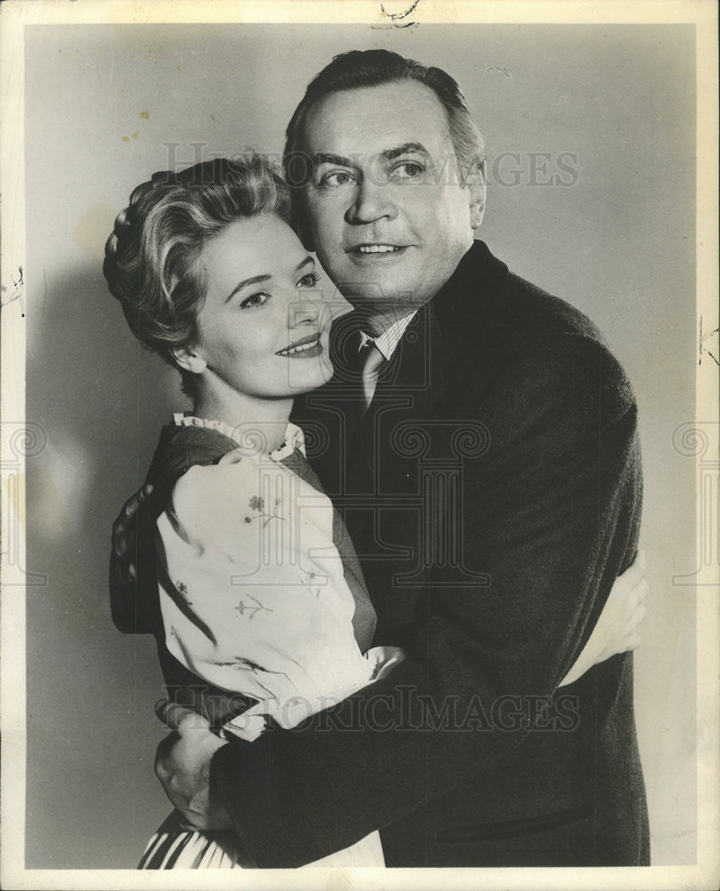 1961 Press Photo Florence Henderson John Myhers Sound Music Rodgers Hammerstein - Historic Images