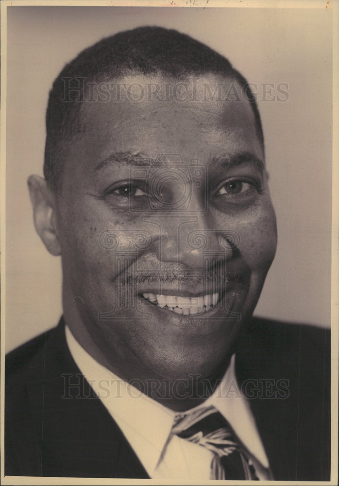 1994 Press Photo David Reed Chairman Harold Washington Party - Historic ...