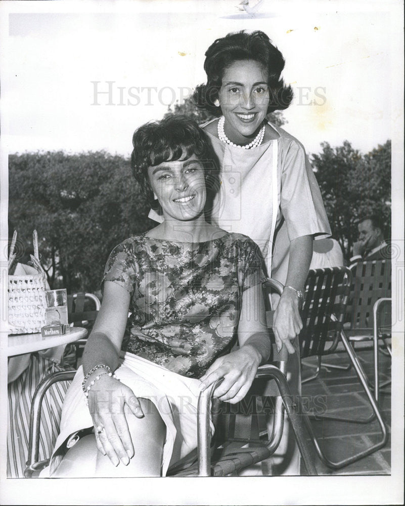 1961 Press Photo Miss Patricia Reeve &amp; Mrs Robert Riley Saddle &amp; Cycle Club - Historic Images