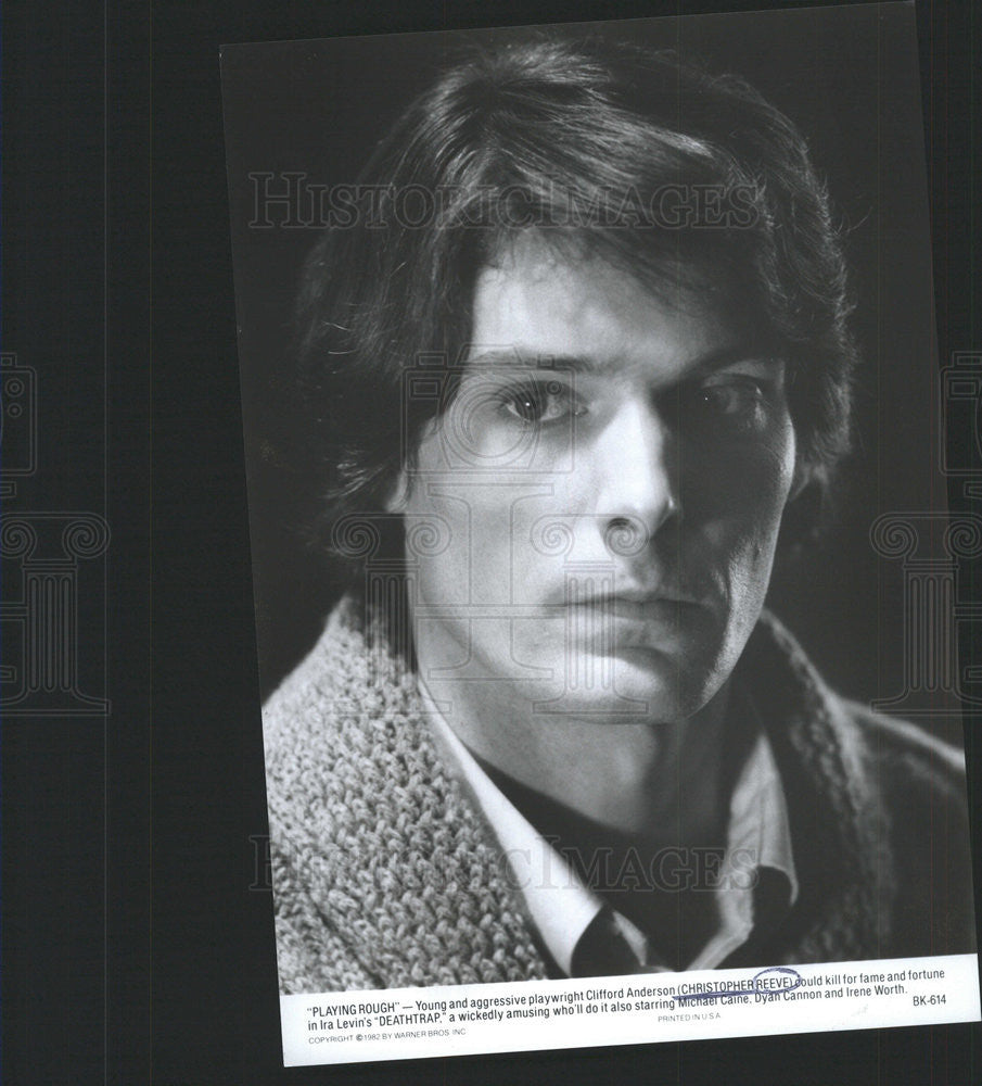 1982 Press Photo Christopher Reeve American Film Actor Director Producer Writer - Historic Images