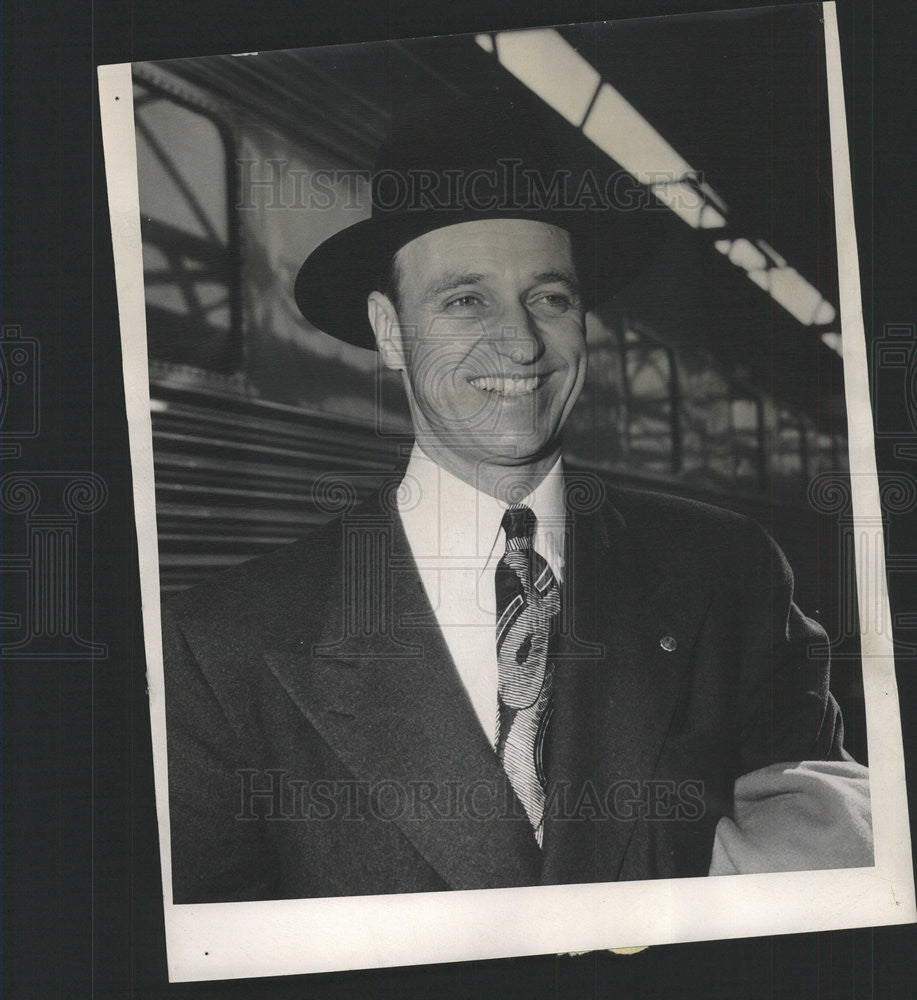 1947 Press Photo James Roosevelt Son US President US Congressman Chicago - Historic Images