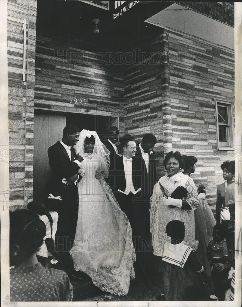 1968 Press Photo Crane High School Principal James Maloney best man seniors pair - Historic Images