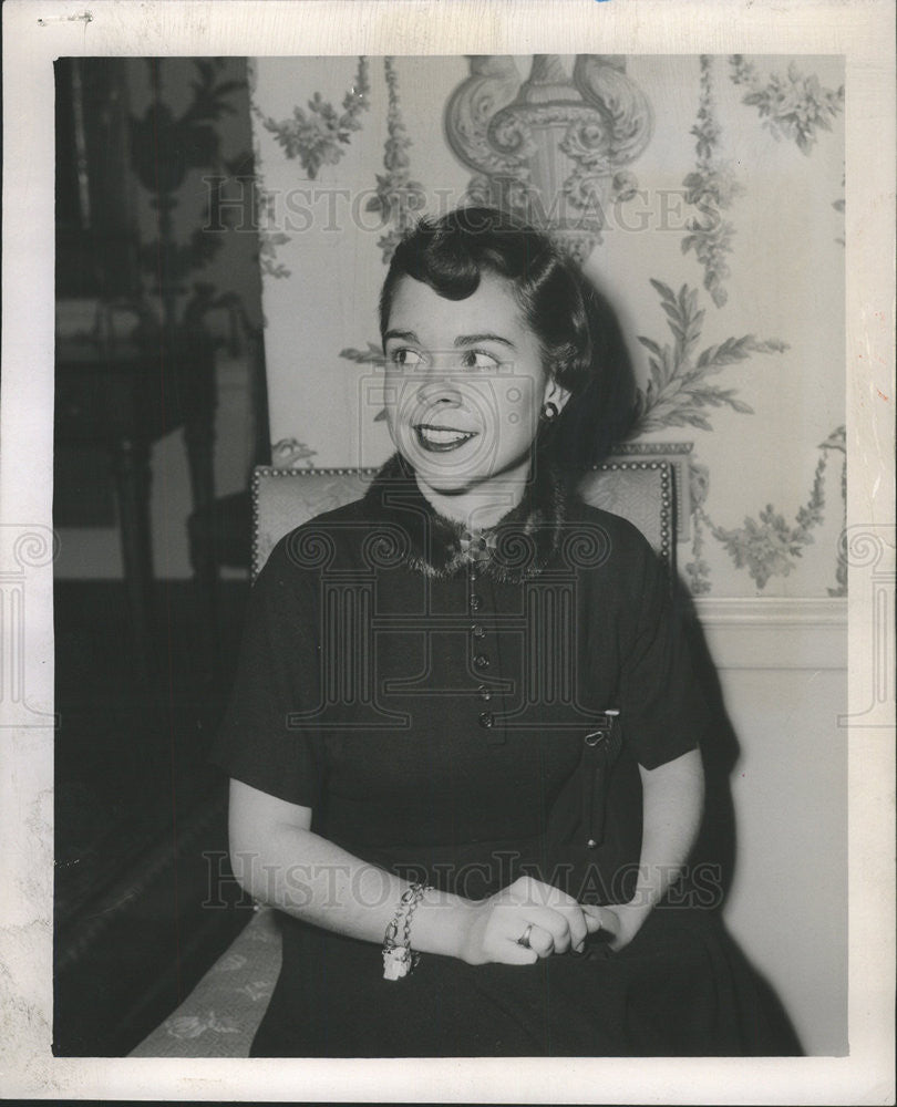 1954 Press Photo Ann Whitfield - Historic Images