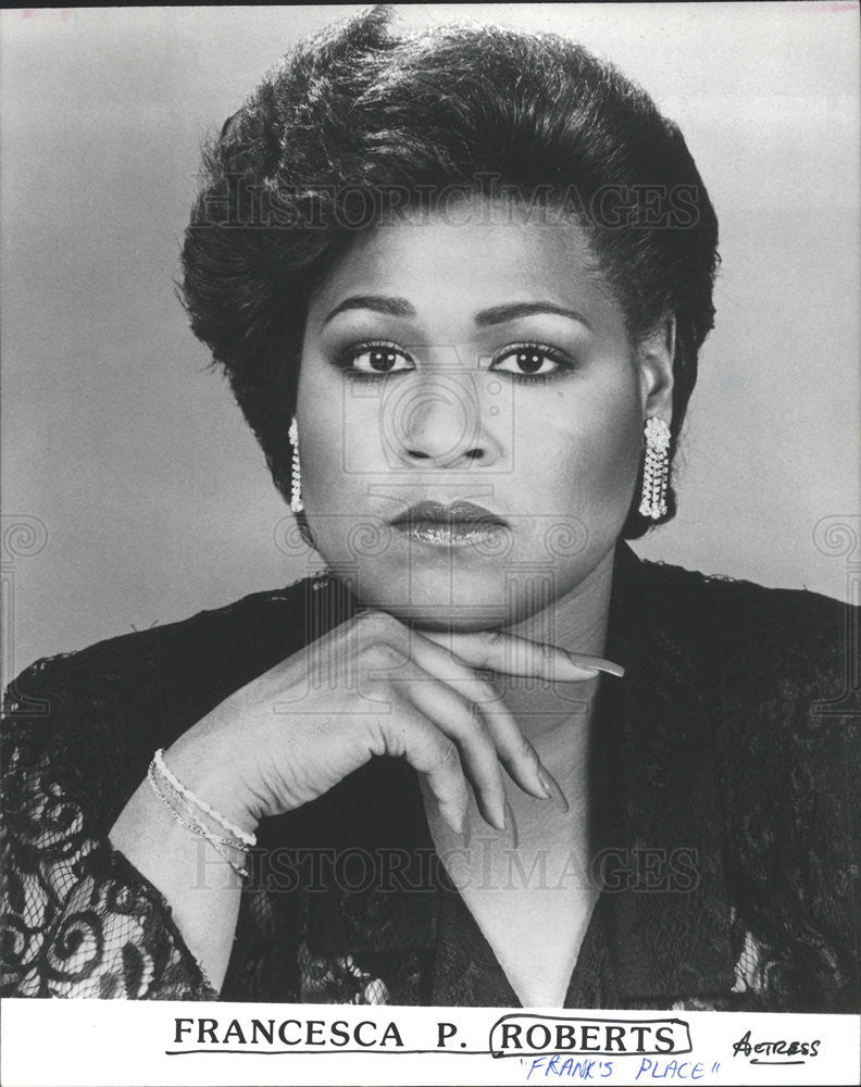 1988 Press Photo Actress Francesca P. Roberts - Historic Images