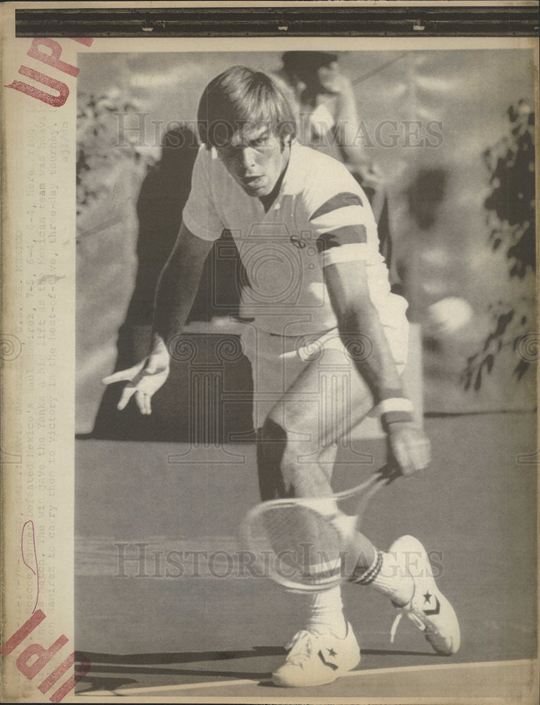 1976 Press Photo ROSCOE TANNER AMERICAN TENNIS PLAYER - Historic Images