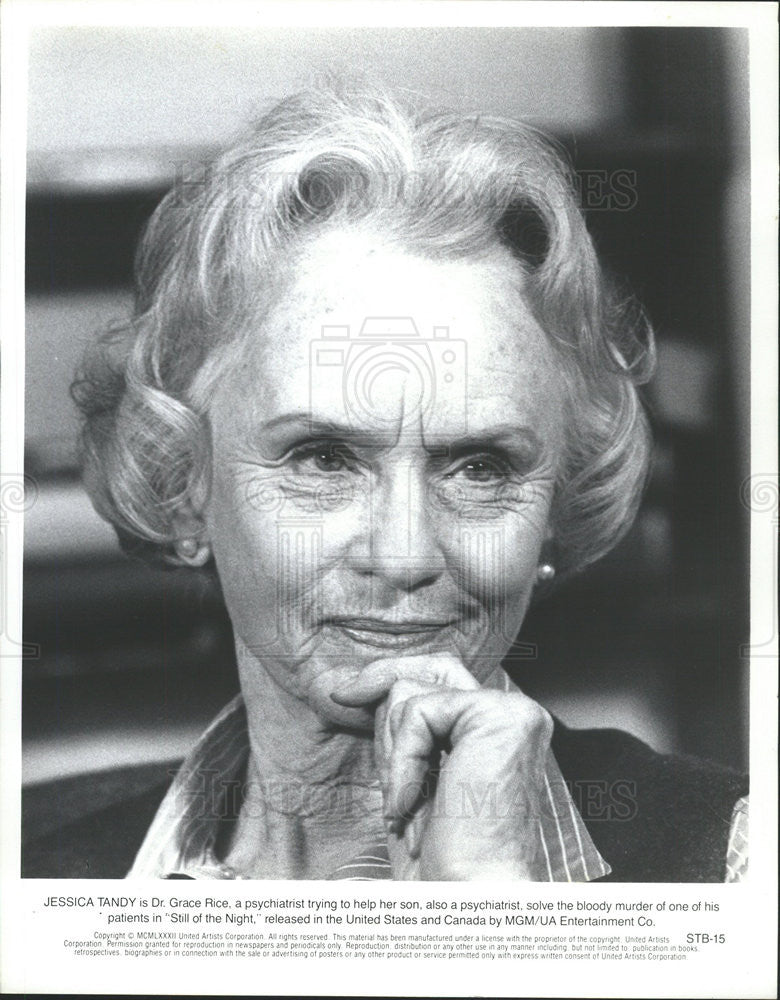 Jessica Tandy in &quot;Still of the Night&quot; - Historic Images