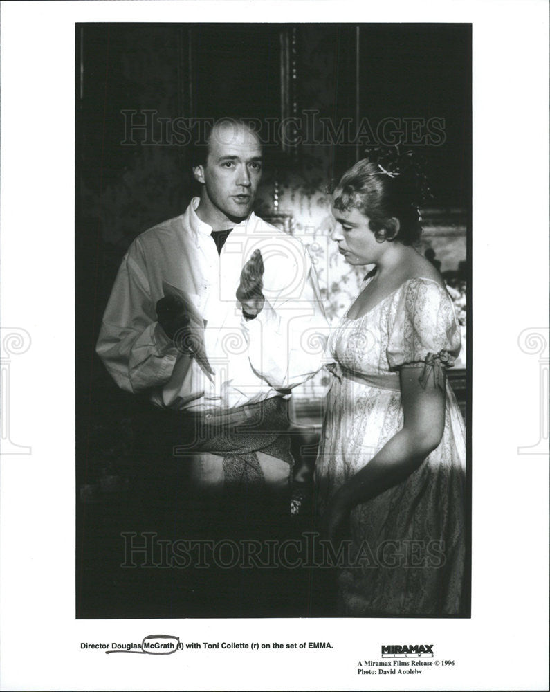 1996 Press Photo Douglas McCrath with Toni Collette - Historic Images