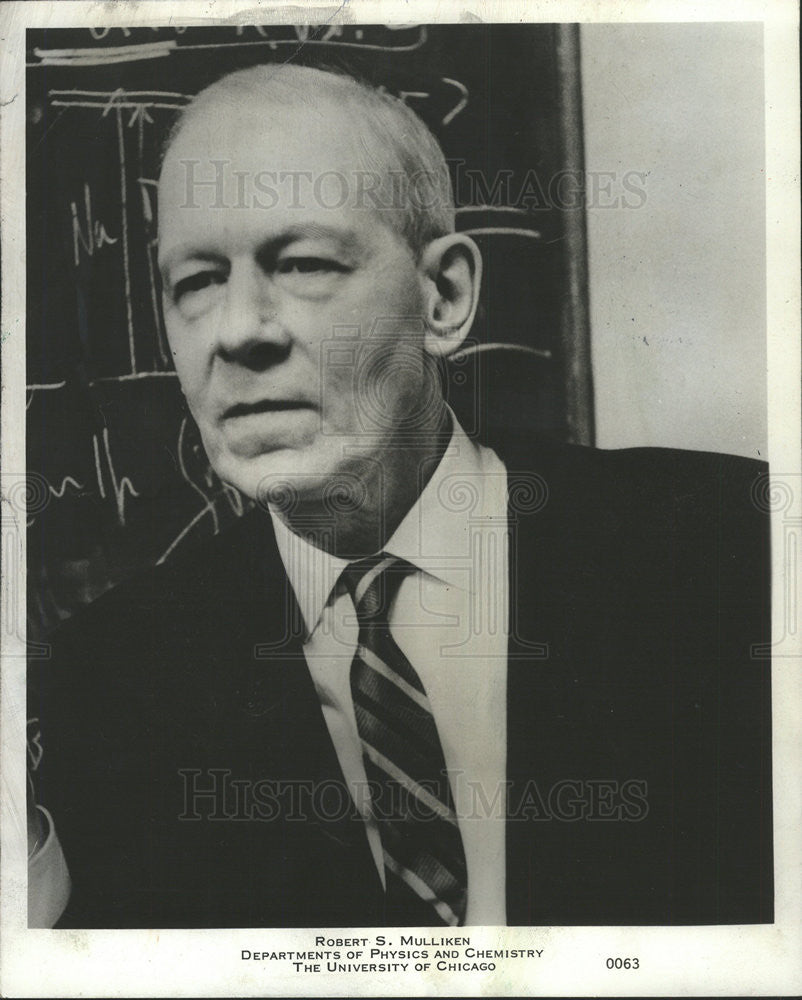 1966 Press Photo University of Chicago's Dr. Robert S. Mulliken - Historic Images