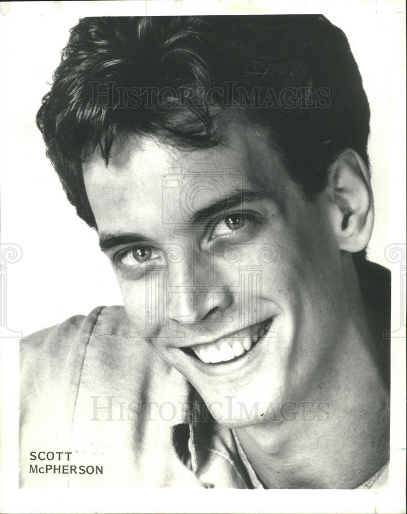 1990 Press Photo Scott McPherson,actor - Historic Images