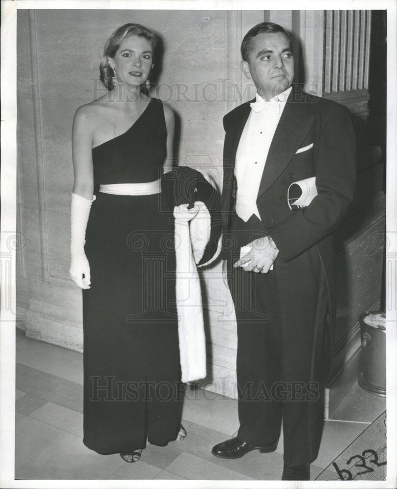 1956 Press Photo Lynn Covington and Warren McPherson - Historic Images