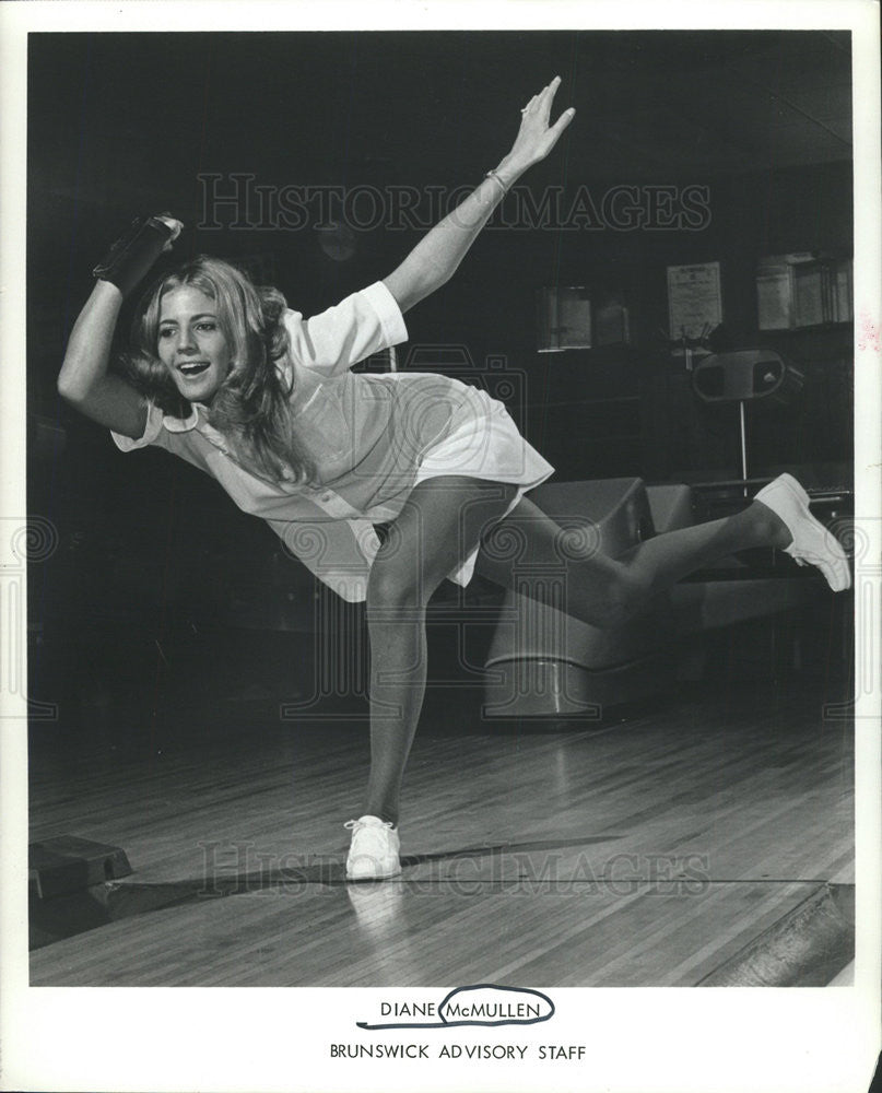 1973 Press Photo Diane McMullen bowler part Brunswick Advisory staff - Historic Images