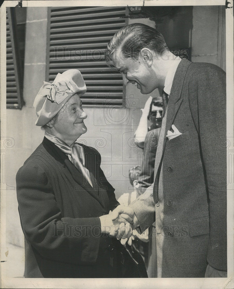 1949 Press Photo Franklin Delano Roosevelt Jr New York Congress Race - Historic Images