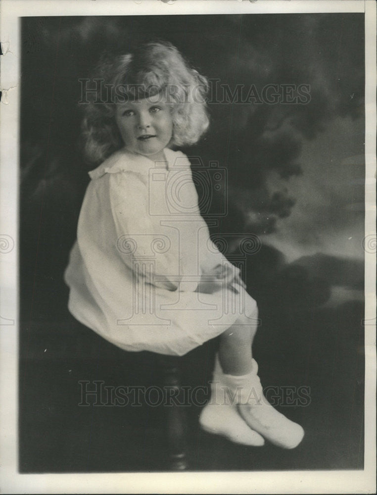 1937 Press Photo Ethel Du Pont AT 4 Yrs, Wife Of Franklin Roosevelt Jr - Historic Images