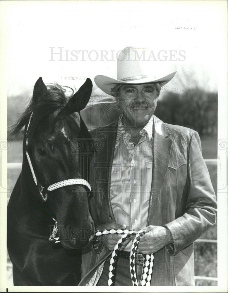 1987 Press Photo Dale Robertson star in &quot;J.J. Starbuck.&quot; - Historic Images