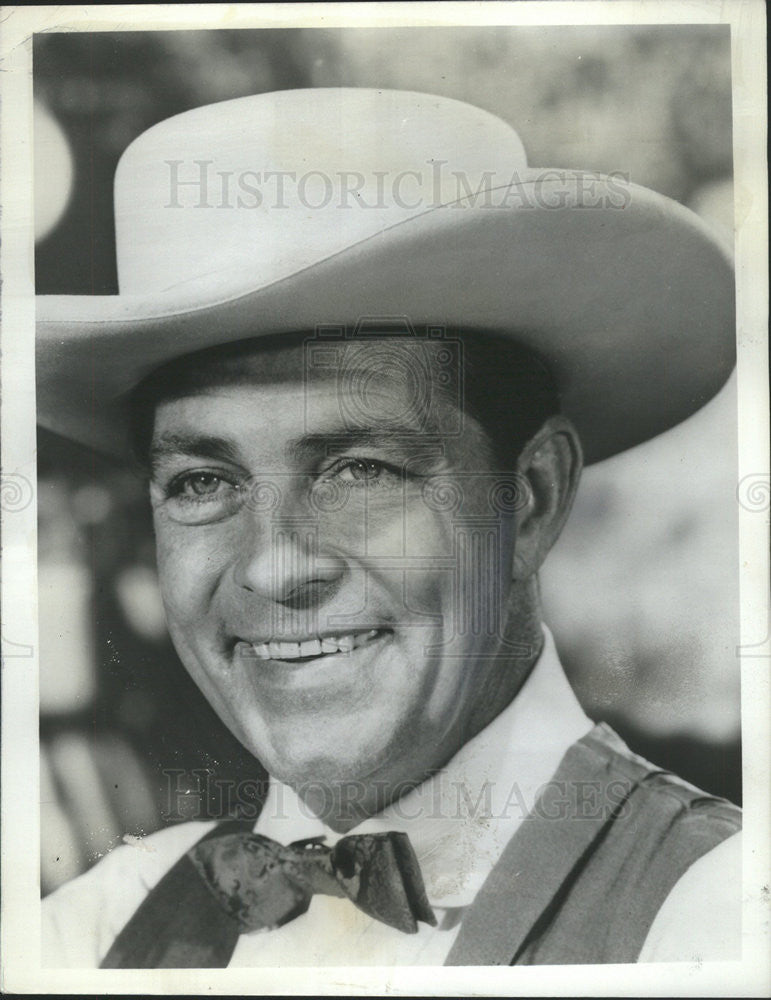 1967 Press Photo Dale Robertson ABC Iron Horse Series - Historic Images