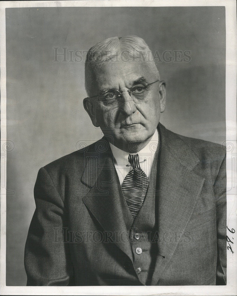 1948 Press Photo Reverend Latshaw Pastor Epworth United Methodist Church - Historic Images