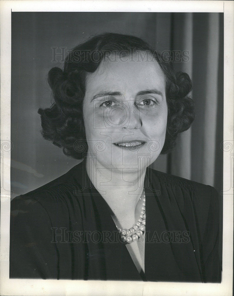 1944 Press Photo Mrs Mary Lasker Secretary Of Nat&#39;l Comm For Mental Hygiene - Historic Images