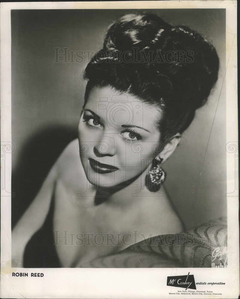 1951 Press Photo Robin Reed,singer - Historic Images