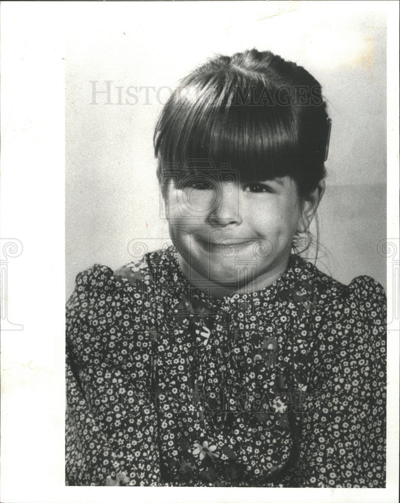 1980 Press Photo Felicia Murray Missing Child - Historic Images