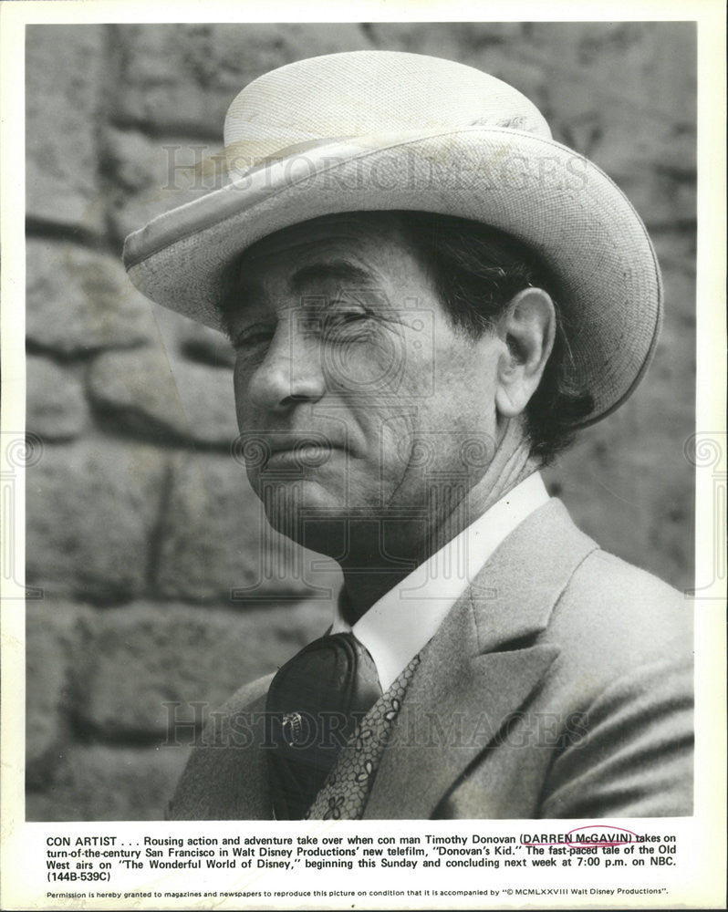 1979 Press Photo Darren McGavin,actor - Historic Images