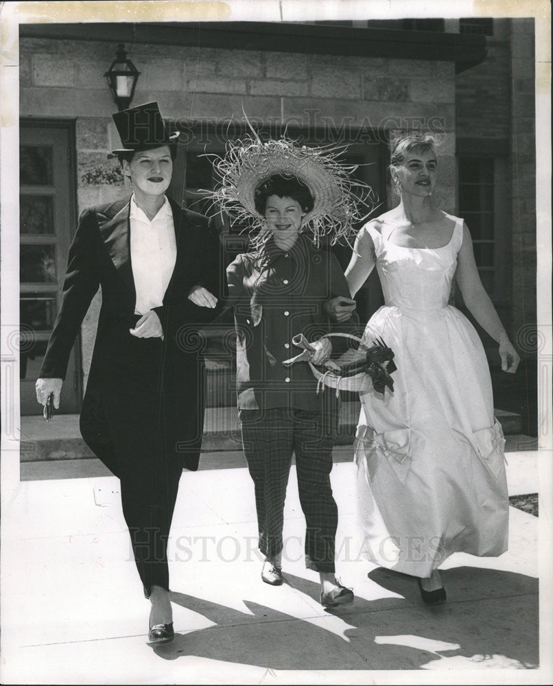 1962 Press Photo  Mrs David Roberts Mrs Charles Calderini Jr Mrs Donald Wylie - Historic Images