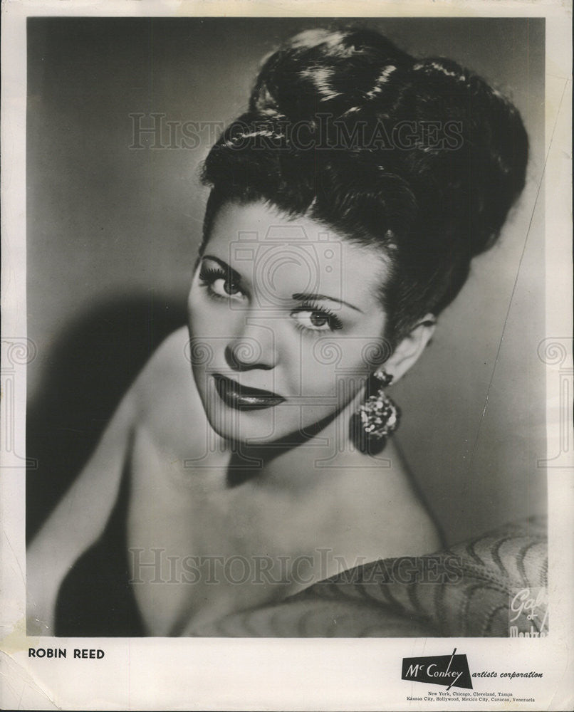 1951 Press Photo Robin Reed, piano player - Historic Images