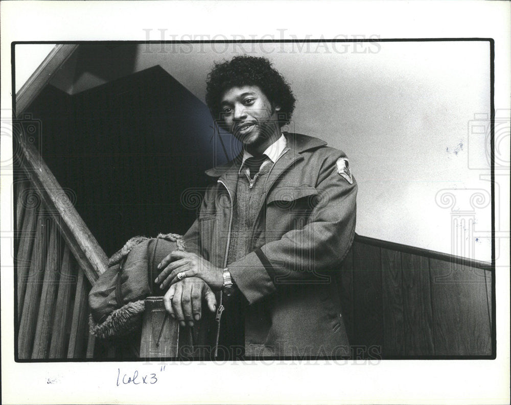 1981 Press Photo Keith Maxwell, mailman - Historic Images