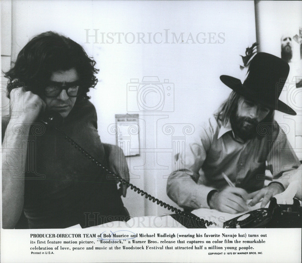 Producer-Director Team of Bob Maurice and Michael Wadleigh &quot;Woodstock&quot; - Historic Images