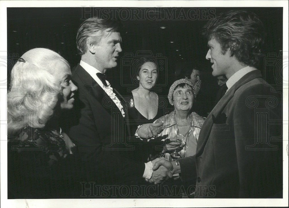 1980 Press Photo New York City Ballet star Peter Martins black-tie supper dance - Historic Images