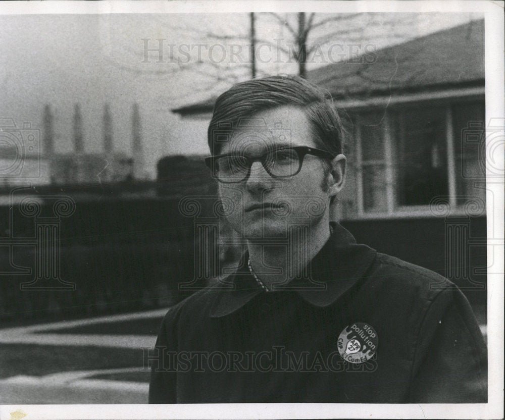 1970 Press Photo Matthew May active Campaign Against Pollution - Historic Images