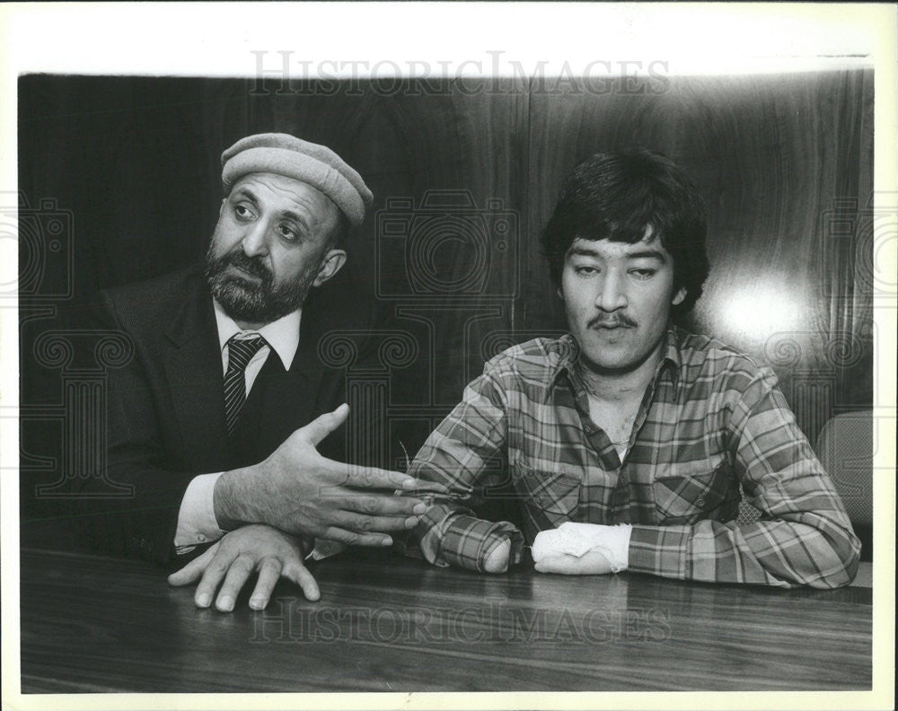 Press Photo 21 Yr Old Loses Hands In Soviet Booby Trap - Historic Images