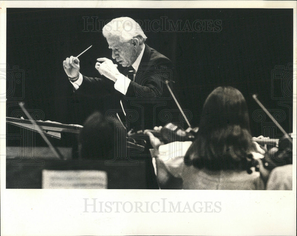 1985 Press Photo Henry Mazer associate conductor Chicago Symphony Orchestra - Historic Images